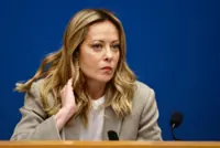 Italy investigates church painting of angel restored to look like Meloni