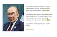 ‘I have absolutely no connection whatsoever’, says PM Anwar of email involving Epstein