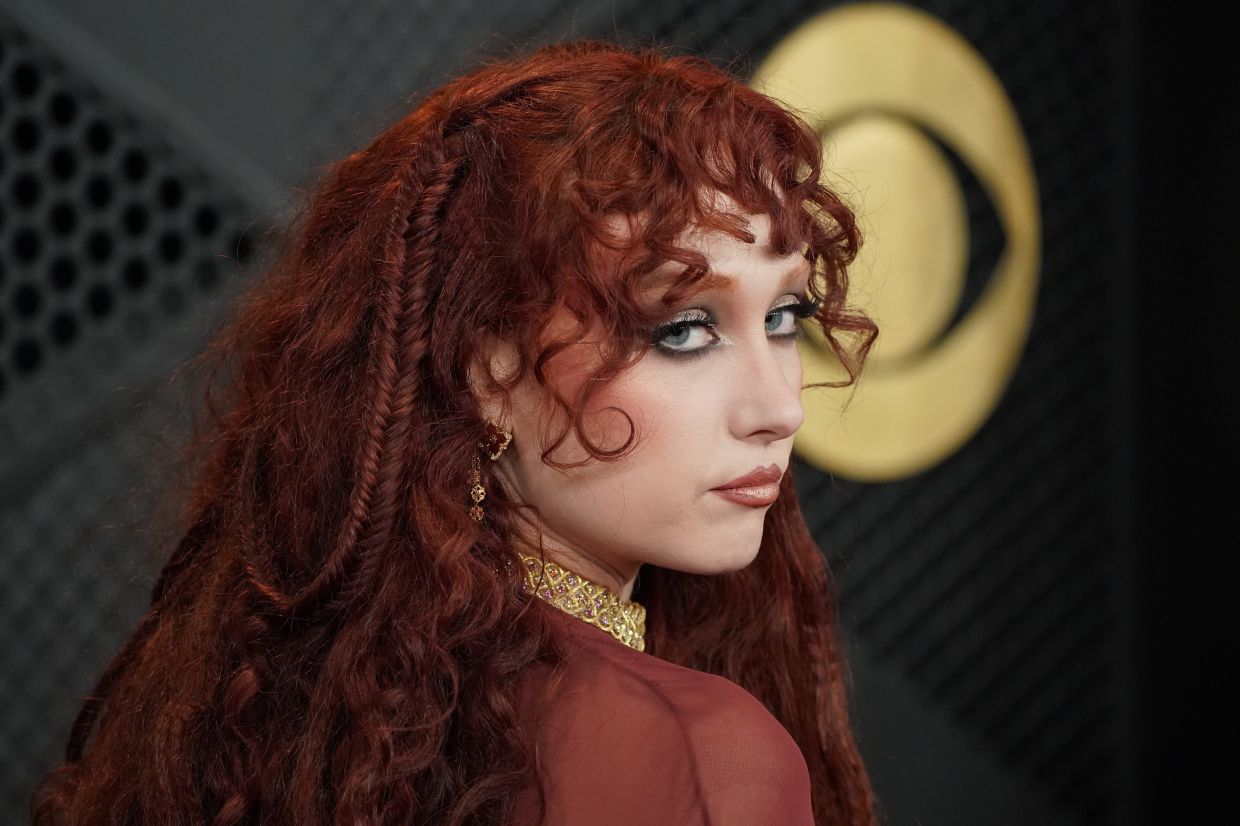 'How is this legal?': Chappell Roan goes (almost) naked at the Grammys