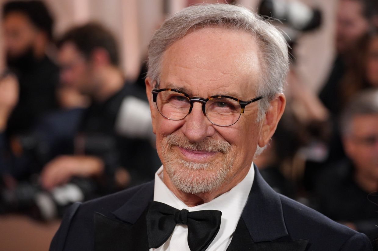 Steven Spielberg arrives at the 83rd Golden Globes on Sunday, Jan. 11, 2026, at the Beverly Hilton in Beverly Hills, California. Photo: AP