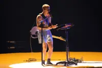 Justin Bieber performs in boxers in stripped-down Grammys set