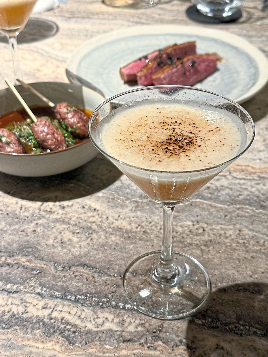 BarKar also tries to utilise ingredients from its kitchen, such as duck fat for this Duck Soup cocktail.