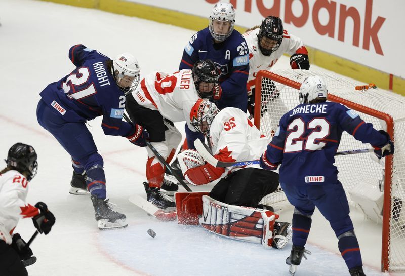 Olympics-US-Canada rivalry endures in women's ice hockey as new challengers emerge