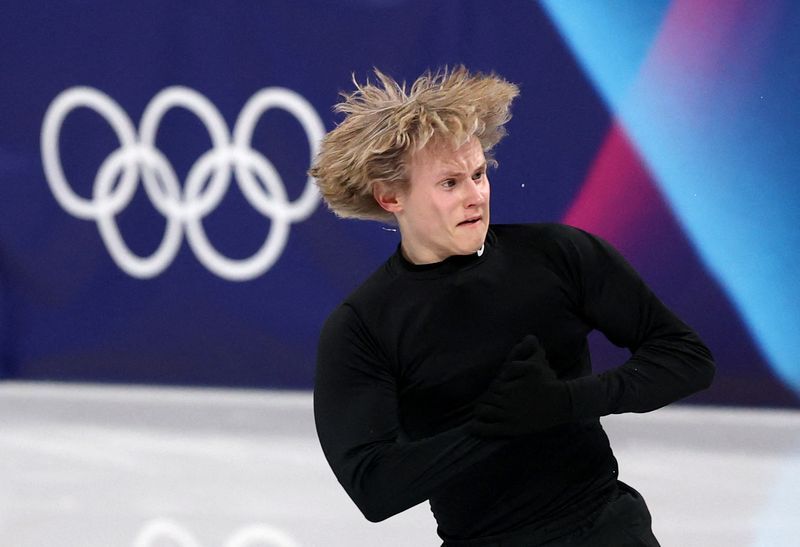 Olympics-Figure skating-American skater Malinin teases quintuple jump at Milano Games