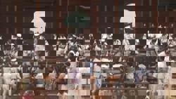 Ruckus in Kerala Assembly; shouting matches, physical jostling over Sabarimala gold smuggling case