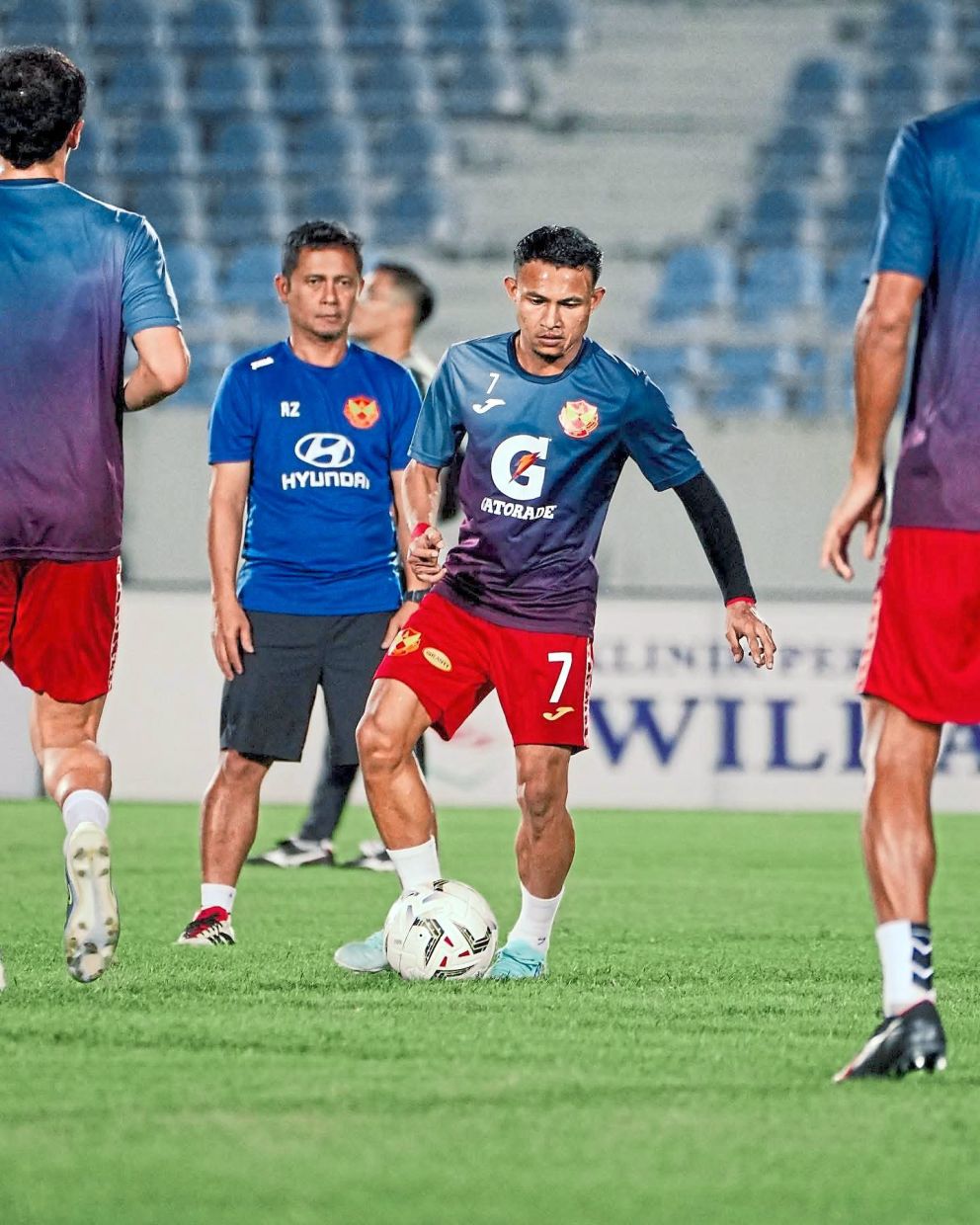 Mighty challenge: Selangor wil be banking on striker Faisal Halim and Co to give BG Pathum United a run for their money in the Asean Club Championship Shopee Cup today.