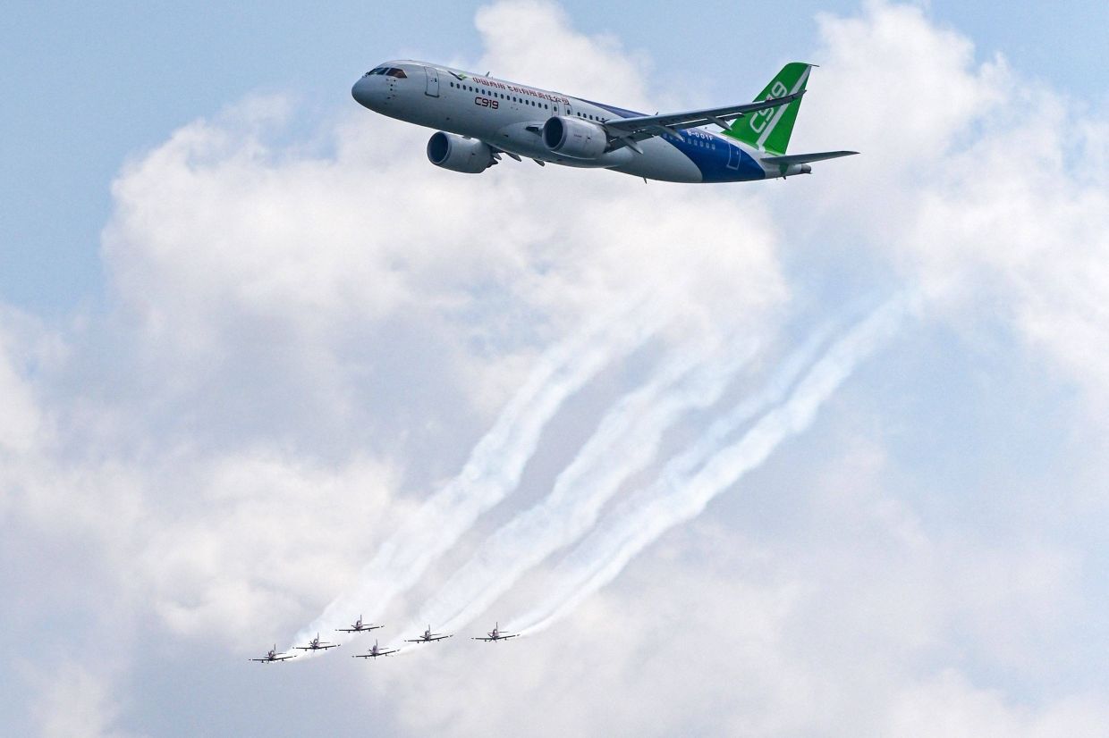 China’s C919 to lift off again at Singapore Airshow in bid for Asean sales