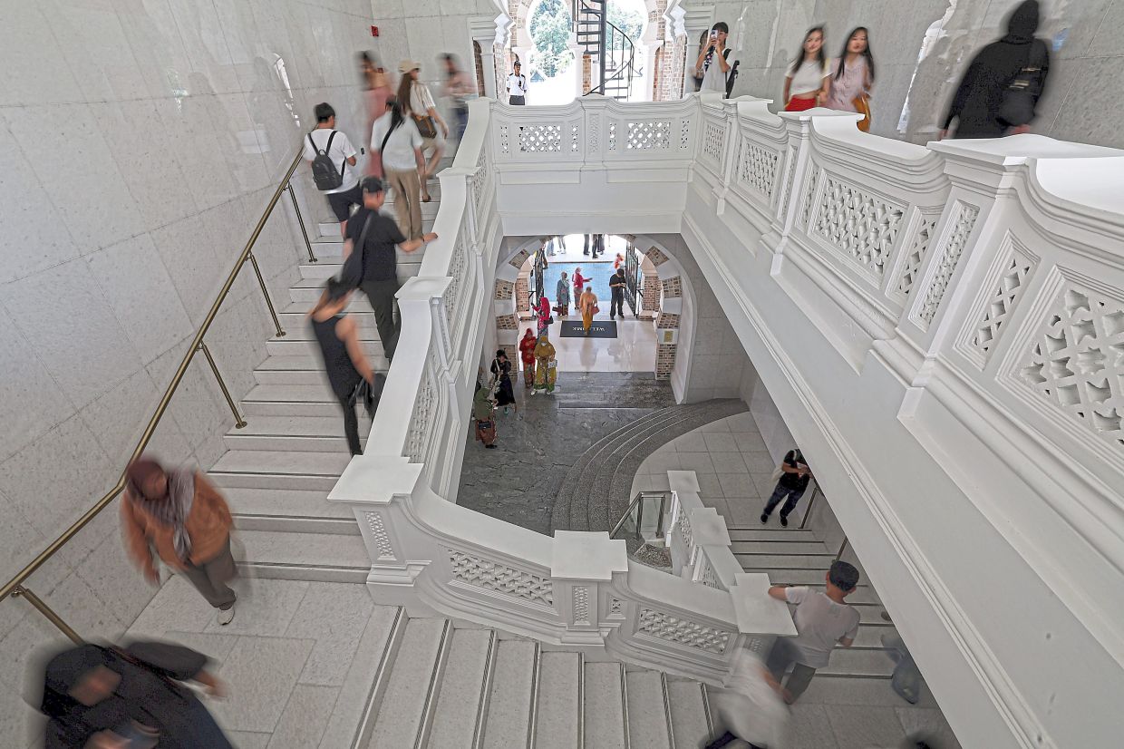 With its staircases, BSAS offers plenty of walking, but lifts are available to take visitors upstairs, along with helpful staff on hand. Photo: Bernama 