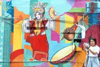 Hidden art gallery in KL alleyway