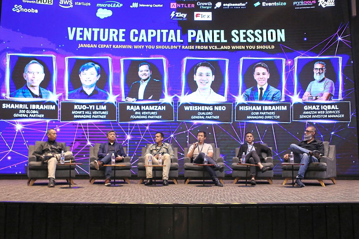 The venture capital panel session featured managing and general partners from Malaysia’s top regional investment firms.