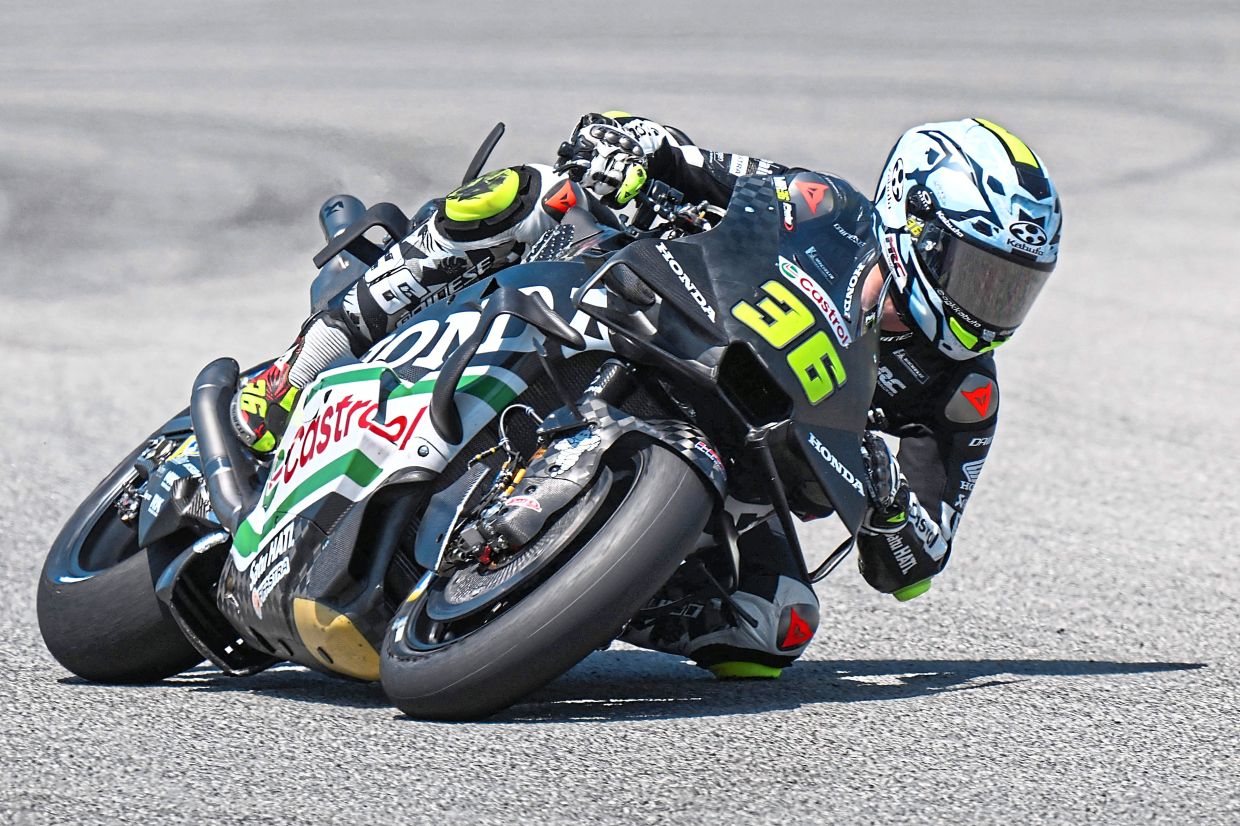 Honda’s Mir sets record at Sepang on second day of MotoGP test