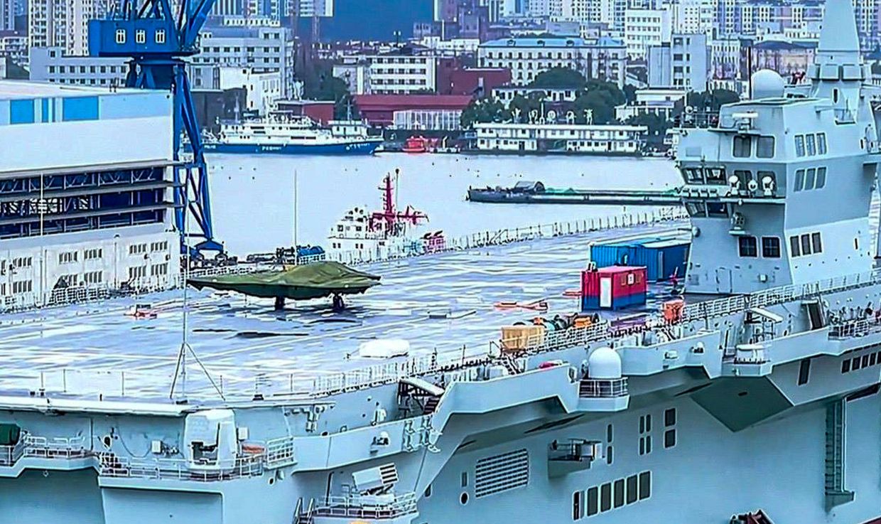 Has China’s GJ-21 stealth attack drone joined sea trials for Type 076 ...