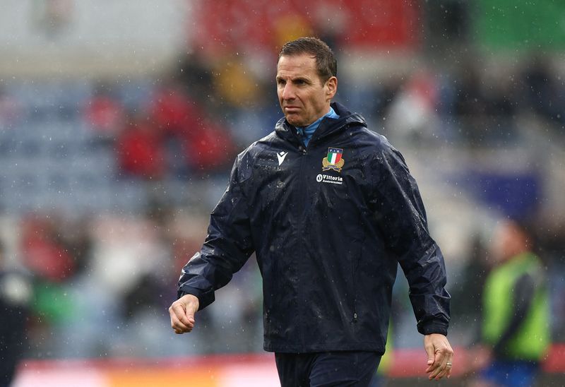 Rugby-Italy reshuffle team for Scotland test as injury toll bites