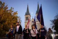 For Serbia's Muslim students, protest brings sense of belonging