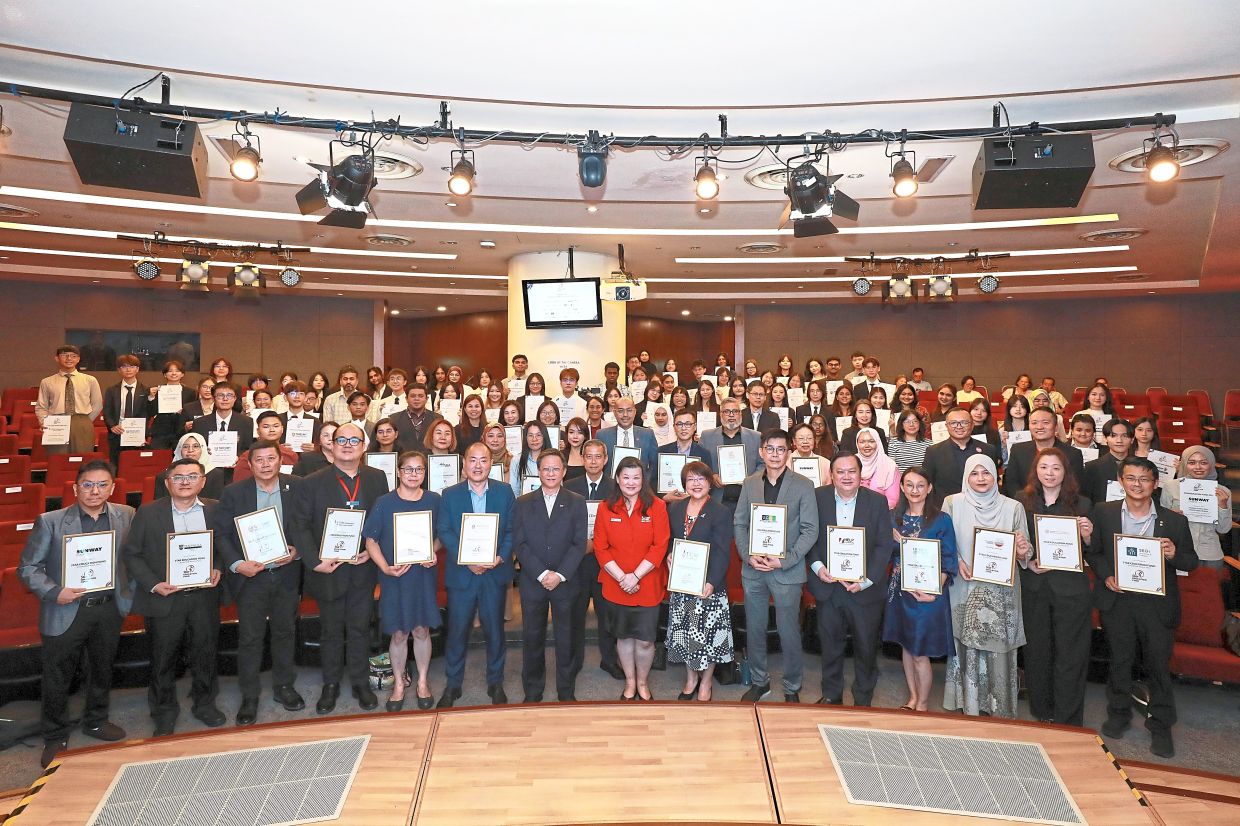 Academic excellence: The Star Education Fund 2025 scholarship award presentation ceremony at Menara Star, where 81 scholarships were awarded with a total value of RM6.9mil. — YAP CHEE HONG/The Star