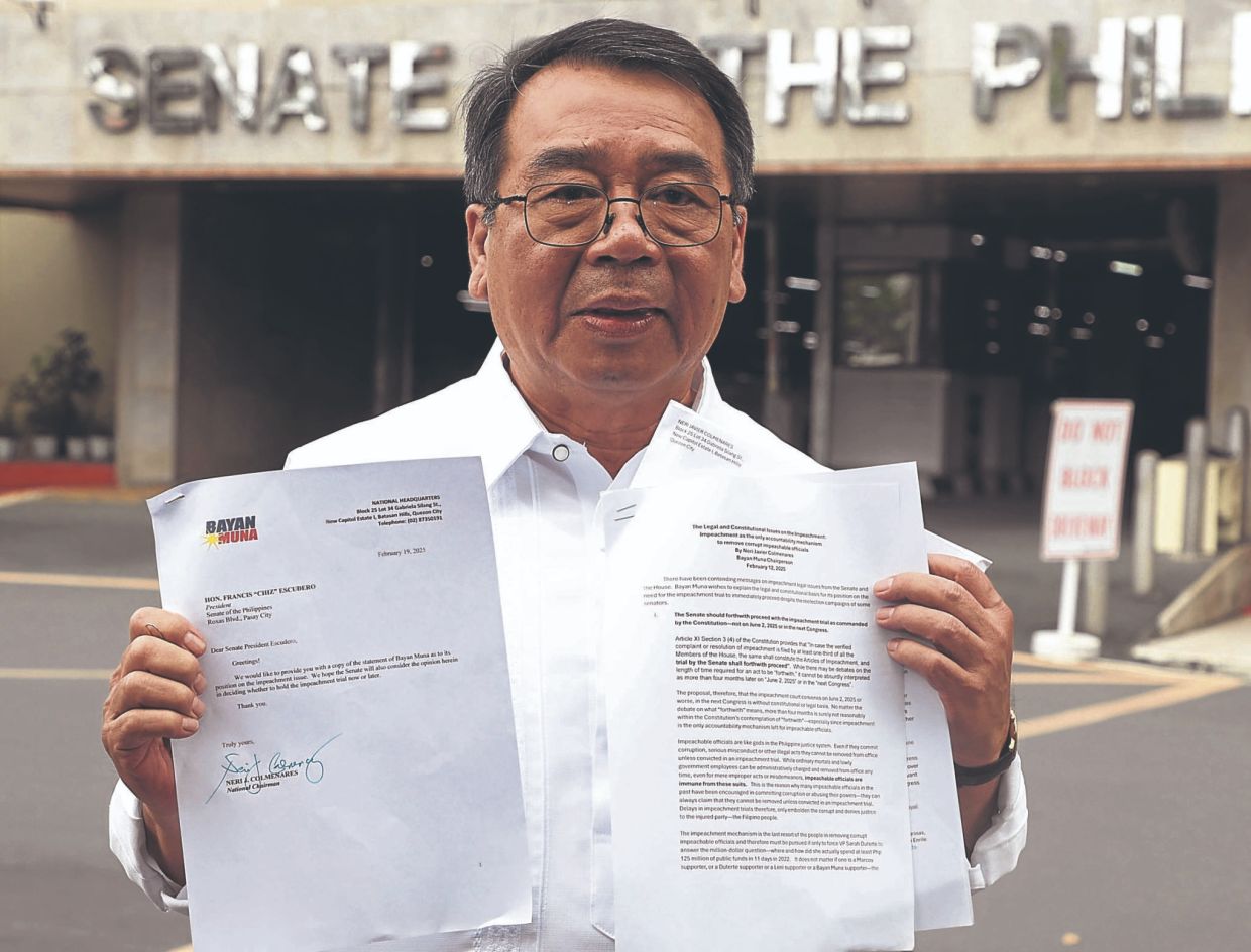 Philippine House justice committee's dismissal of impeachment raps against President Marcos seen affecting VP Sara’s case