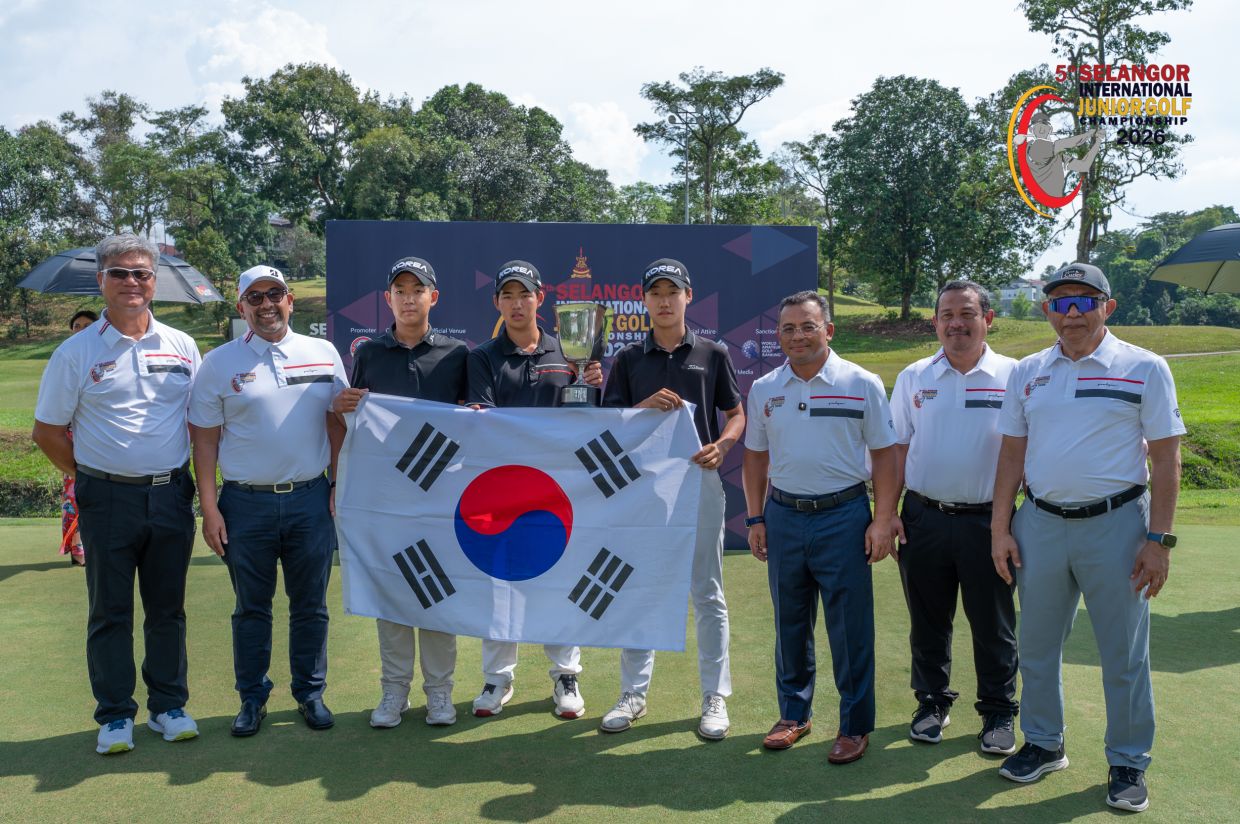 Double winners - Korean teams rule the grass at the Selangor International Junior Golf Championship