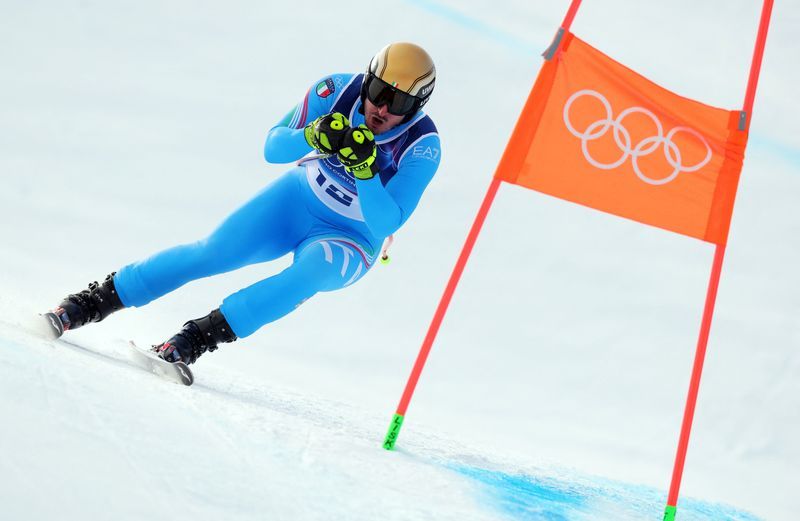 Olympics-Alpine skiing-'King of Bormio' Paris finally clinches Olympic dream as Italy claim two downhill medals
