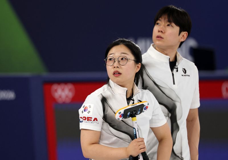Olympics-Curling-South Korea seeing the 'Sunny' side after back-to-back wins
