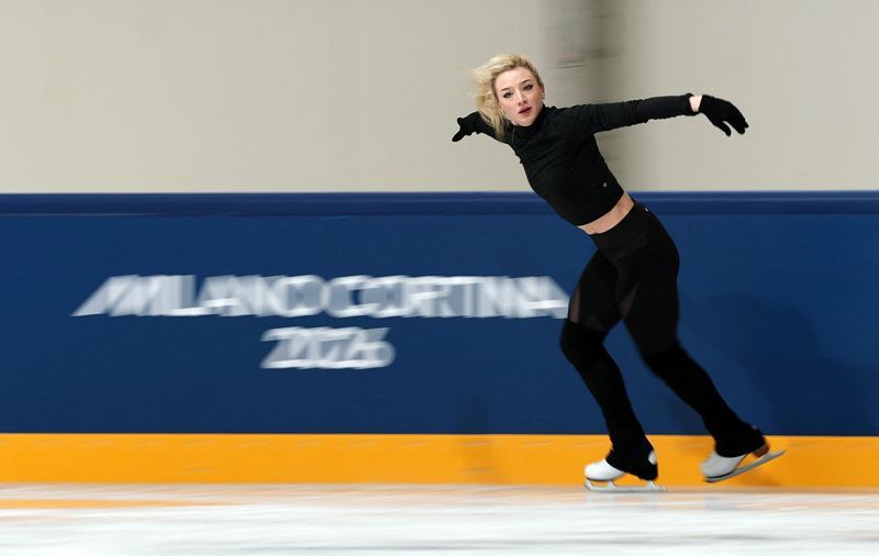 Olympics-Figure skating-Glenn to limit social media use after threats over LGBTQ+ comments
