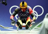 Olympics-Luge-Langenhan off to a flier with first-run track record