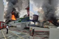 Fire breaks out at factory in Seapark