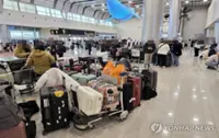 Heavy snow grounds flights at Jeju Airport, South Korea stranding about 11,000 passengers