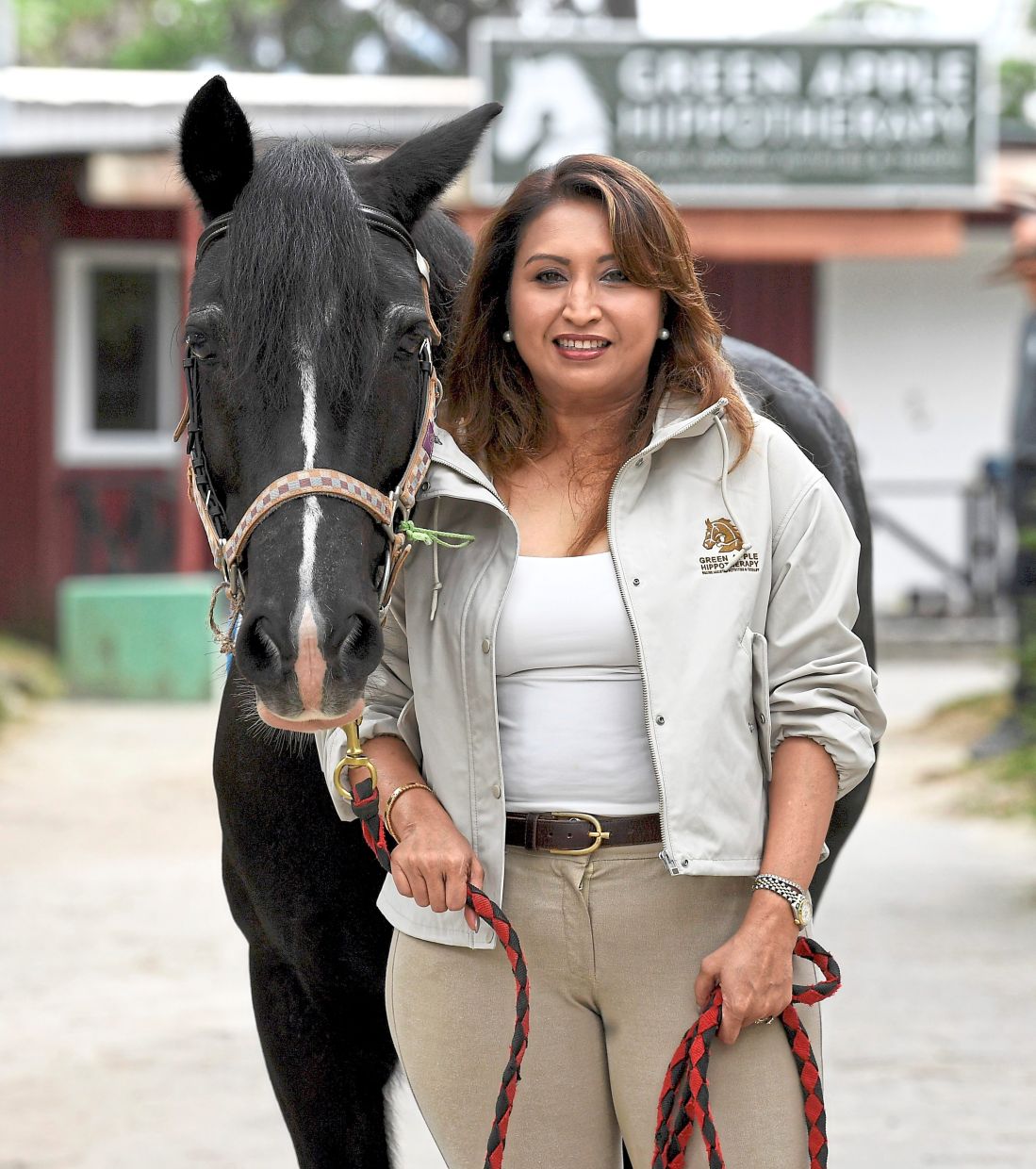 Iliza sees a horse as a sophisticated ‘co-therapist’. Photo: The Star/Azhar Mahfof