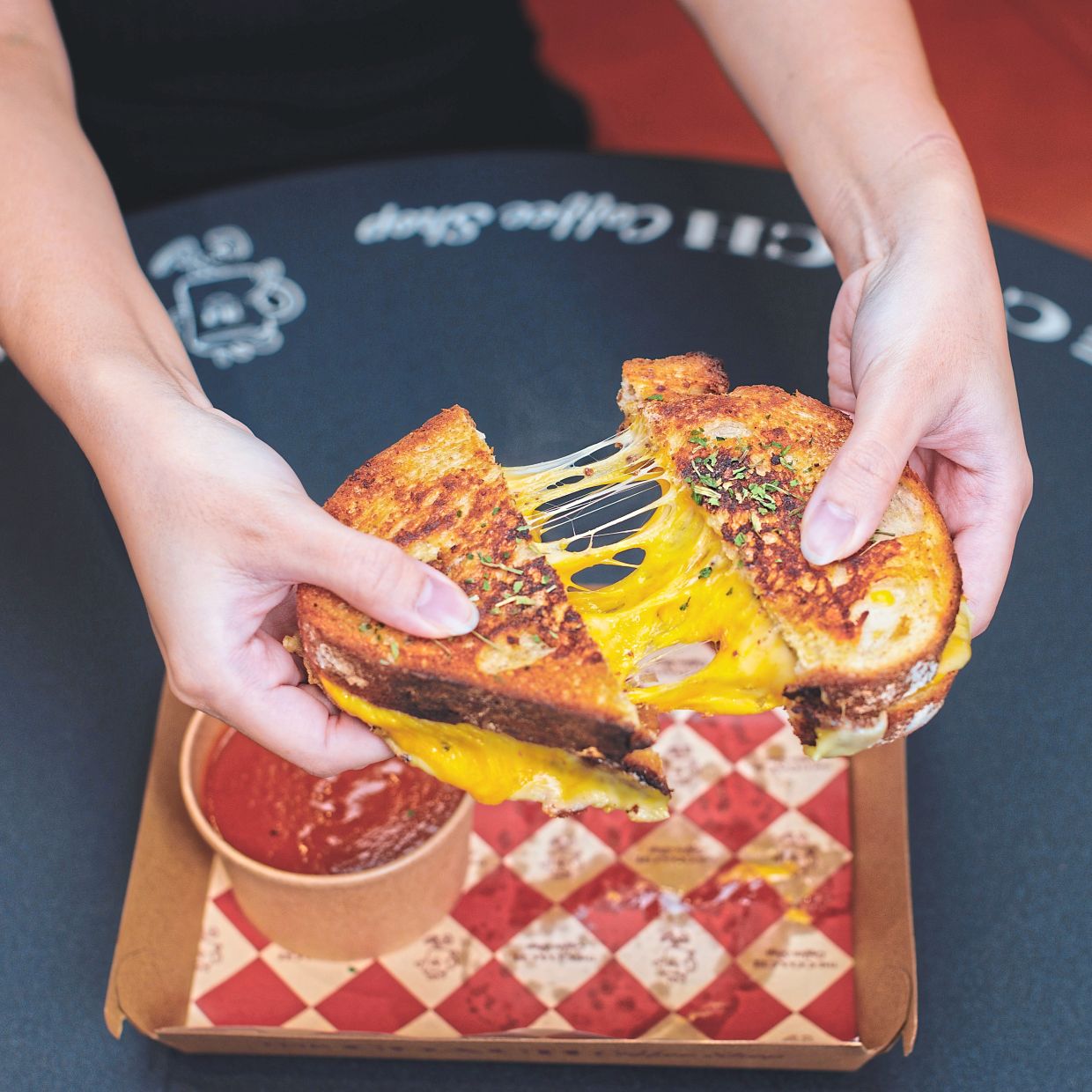 The grilled cheese sandwich is simple comfort food made extremely well.