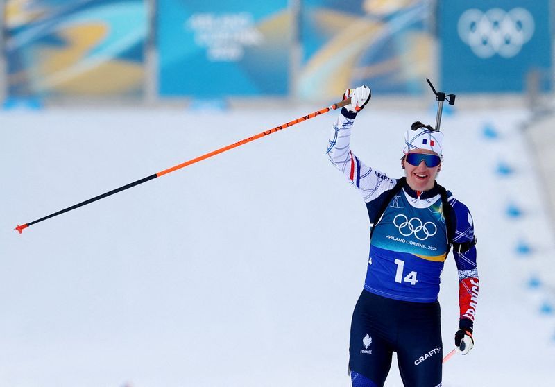 Olympic-Biathlon-Simon's mental strength delivers glorious French relay gold