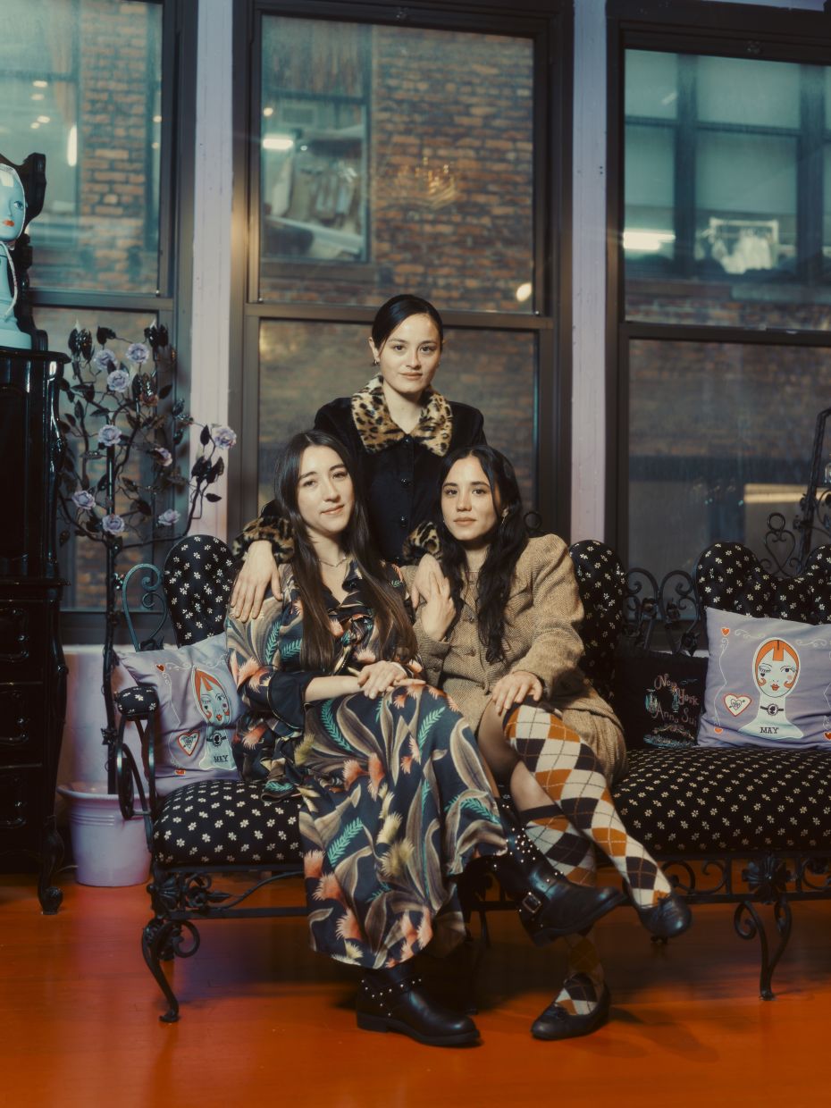 With the help of some of her nieces (pictured here), New York designer Anna Sui is steering her 45-year-old label into the future. Photo: The New York Times
