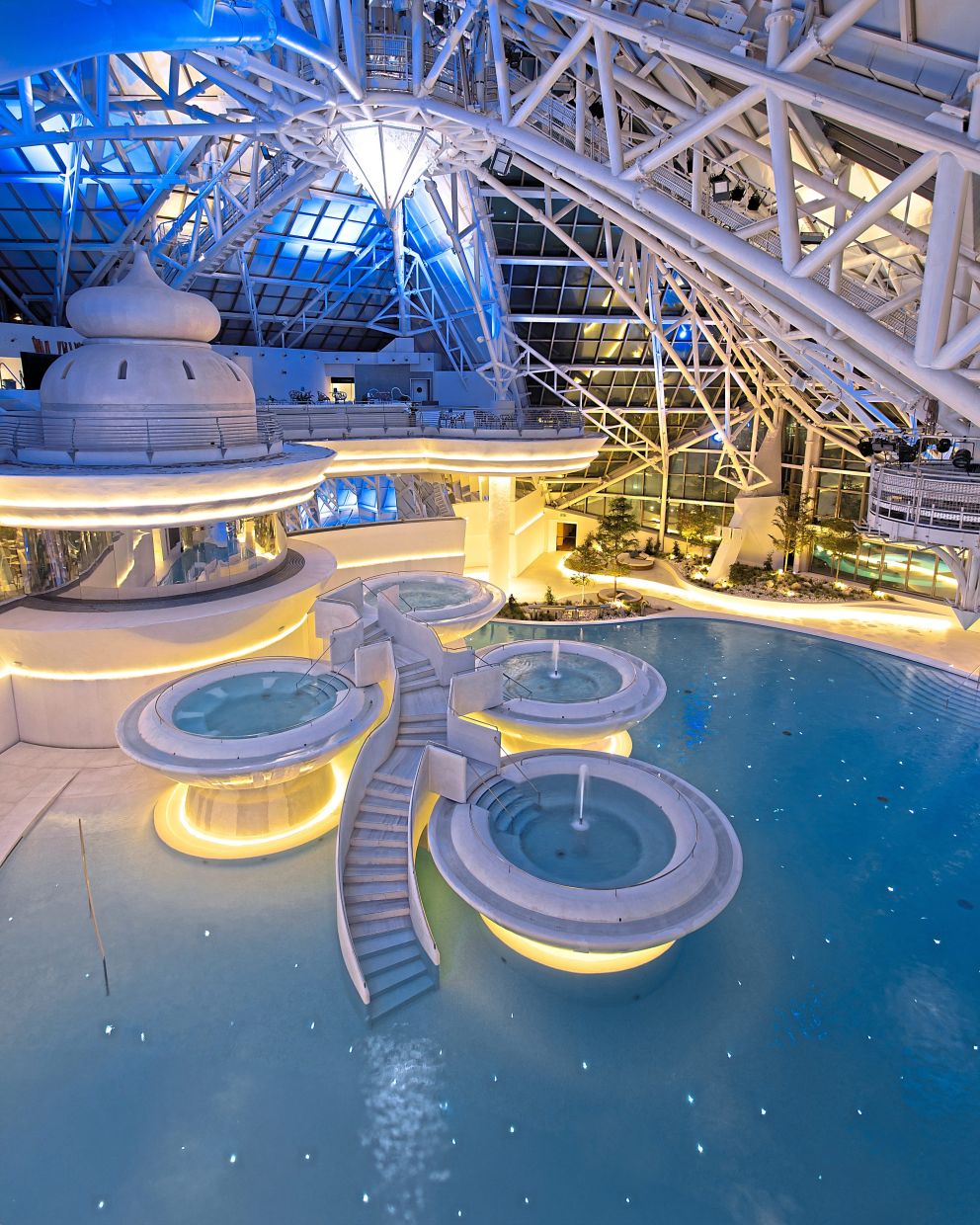 Caldea Spa ranks among Europe’s largest spa complexes, combining serious relaxation with family-friendly facilities. — Caldea Spa