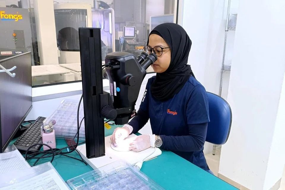 Anisah Sazman found her niche in medical device manufacturing. - FONG’S ENGINEERING AND MANUFACTURING