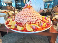 Premium seafood and champagne in one delightful brunch