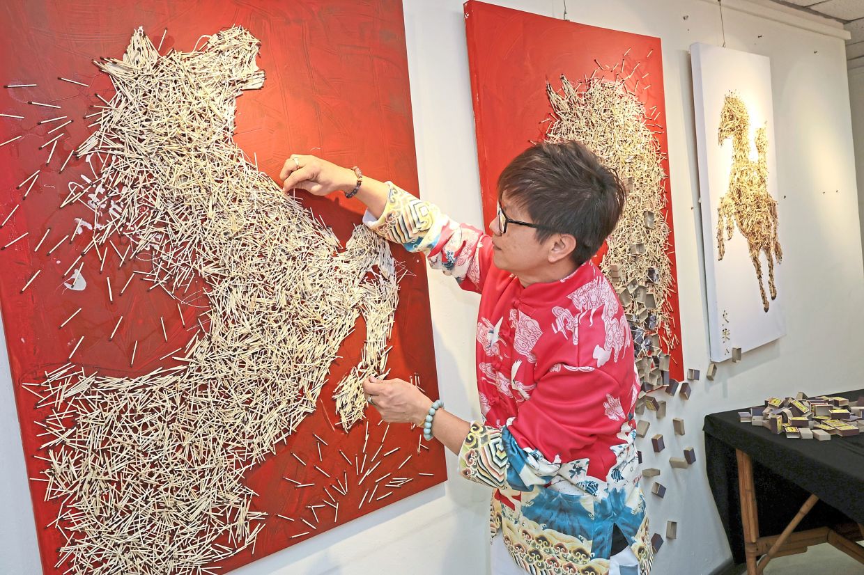 Matching art for year of Fire Horse