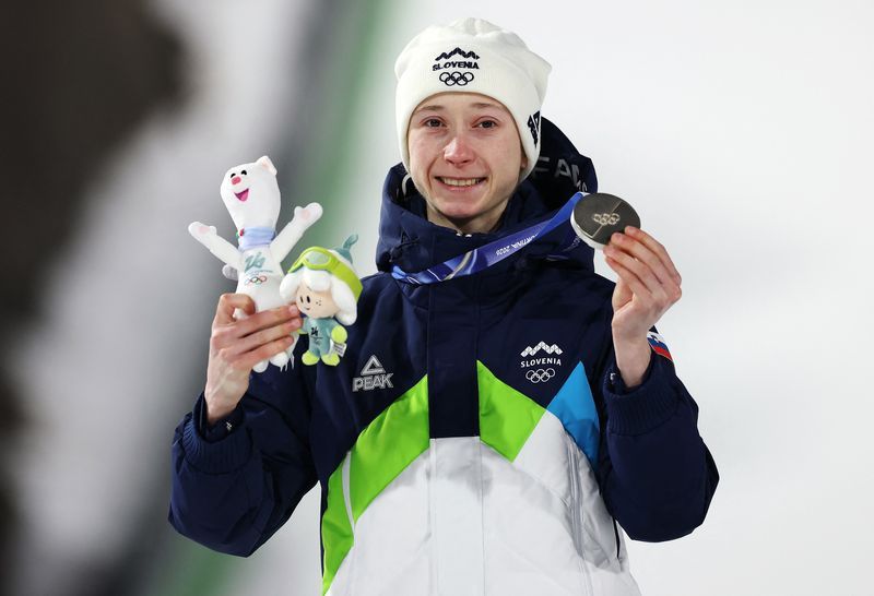 Olympics-Ski Jumping-Prevc siblings determined to deliver in mixed team following disappointing start to Games