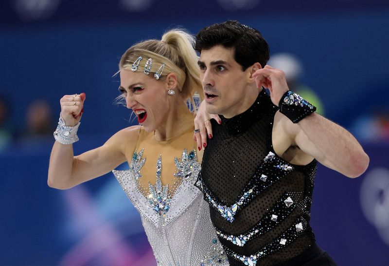 Olympics-Figure skating-After cancer and loss, Gilles says simply skating at Olympics feels like a victory