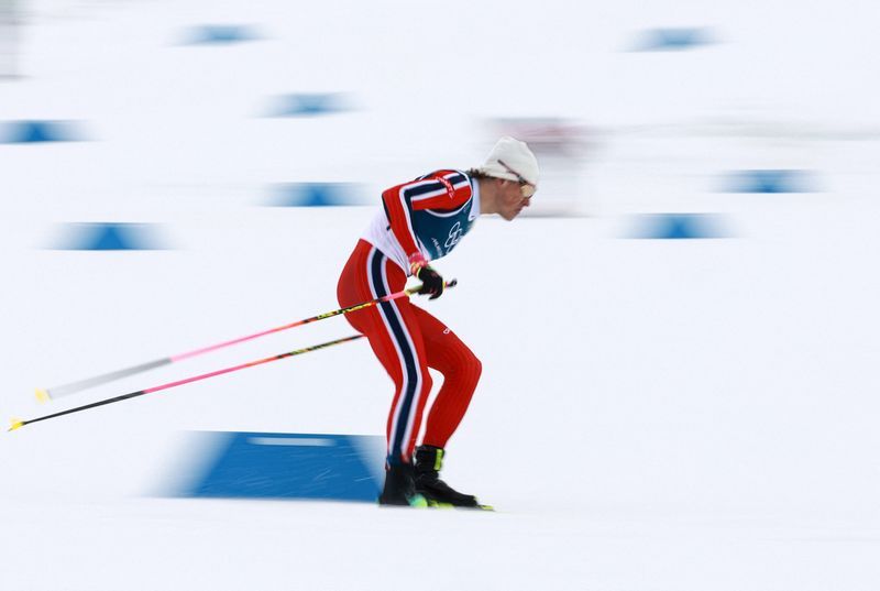 Olympics-Crosscountry-Klaebo clinches seventh gold in men's classic sprint