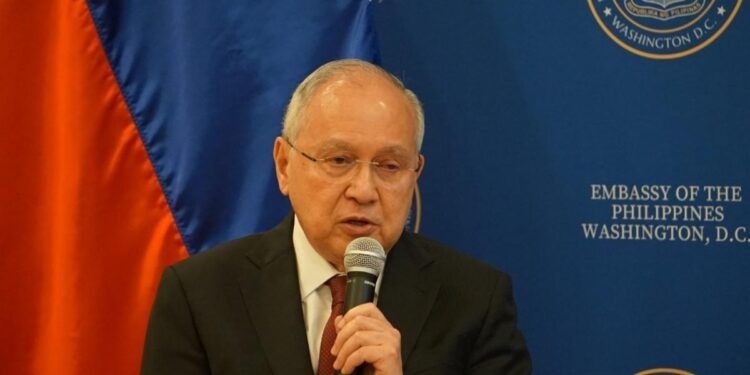 US won't abandon the Philippines in fighting China's assertiveness at sea, Manila's envoy says