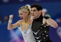 Olympics-Figure skating-After cancer and loss, Gilles says simply skating at Olympics feels like a victory