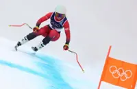 Olympics-Alpine skiing-Austria win surprise team combined gold as Shiffrin misses out again