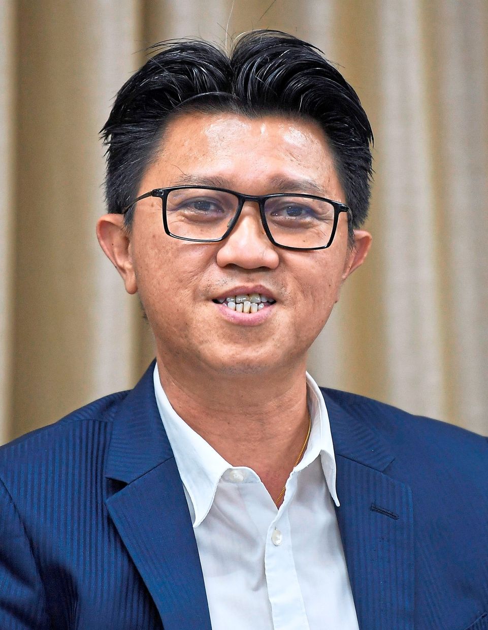 MCA secretary-general Datuk Chong Sin Woon during the joint press conference after the Urban Affairs Policy Summit (UAPS) 2025 ended at Wisma MCA in Kuala Lumpur on Saturday. — IZZRAFIQ ALIAS/The Star