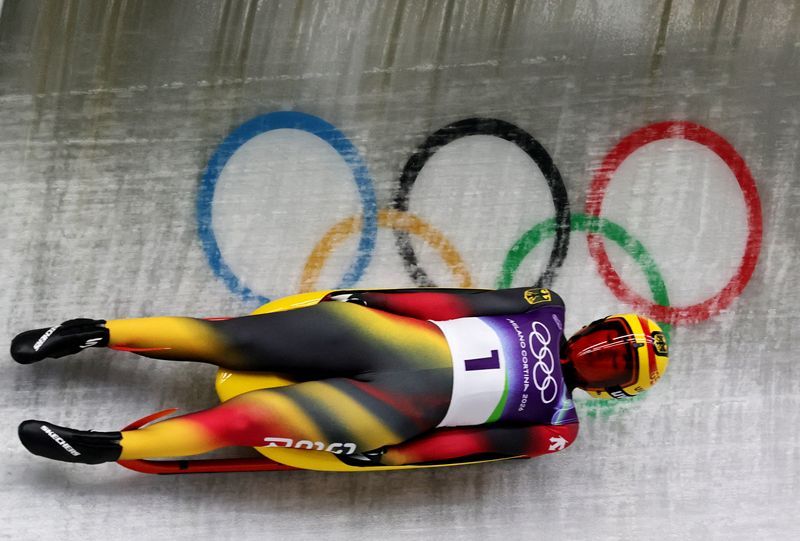 Olympics-Luge-Taubitz takes gold for Germany after Fraebel blunder