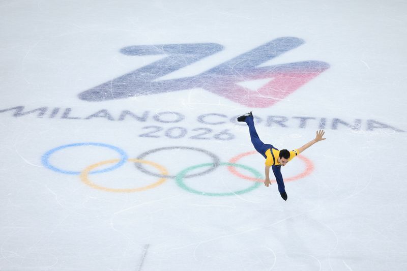 Olympics-Figure skating-Spaniard Guarino Sabate delights fans with Minions routine after music rights dispute but misses the cut