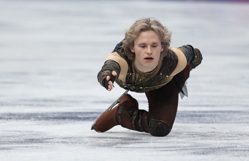 Olympics-Figure skating-Malinin prioritising safety over attempting historic quad Axel at Olympics