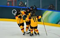 Olympics-Ice hockey-Germany embrace underdog role after clinching second place in Group B