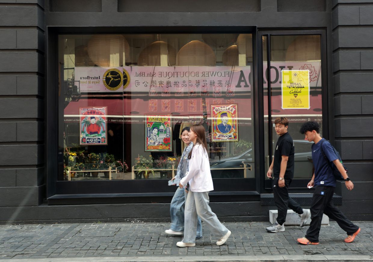 For Cultkids, having a storefront window at the Smth space is also a bonus. Photo: The Star/Chan Tak Kong