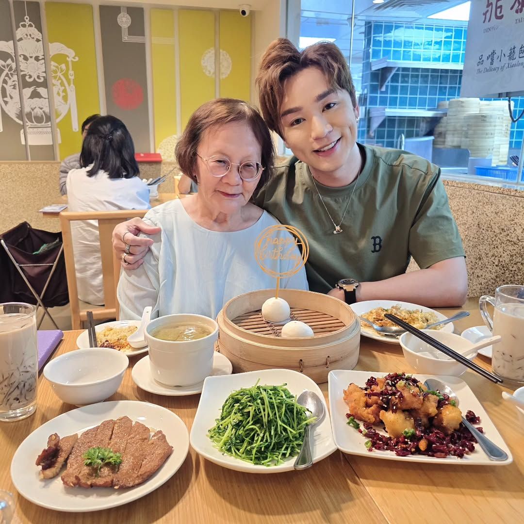 Teh describes his mum as his ray of sunshine in life. Photo: Rax Teh/Instagram