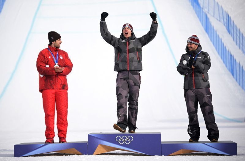 Olympics-Snowboard-Austria's Haemmerle takes back-to-back golds in men's cross