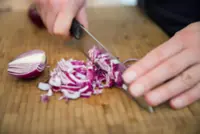 How to slice onions without your eyes watering